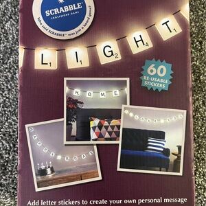 Light-Up Letter Banner with Reusable Stickers